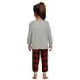 thumbnail image 5 of Jolly Jammies Baby and Toddler Unisex Matching Family Pajamas Christmas Crew Long Sleeve Top and Pants, 2-Piece Sleepwear Set, 5 of 7