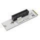 thumbnail image 2 of 10X NGFF M.2 A PCI-e 4X Tarjeta Vertical M2 Key M A PCIe X4 Adaptador con Indicador de Voltaje LED para ETH Mining, 2 of 6