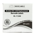 thumbnail image 6 of HOUSELABELS Compatible with DK-1240 Replacement Roll for Brother QL Label Printers; 600 Multipurpose Labels; 4" x 2" (102mm*51mm) - 20 Rolls, 6 of 7