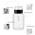 thumbnail image 6 of Dispenser Bottle for Nail Polish Remover Empty Makeup Remover Liquid Pumping Dispenser Bottle, 6 of 8
