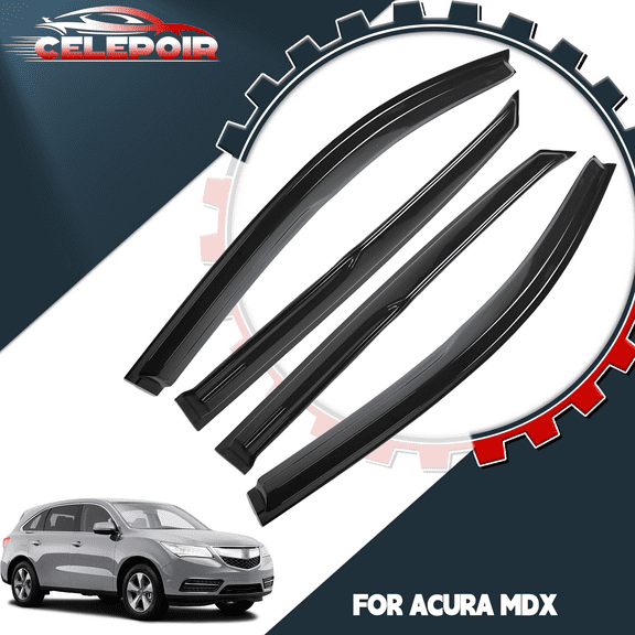FIT 2014-2020 ACURA MDX JDM MUGEN STYLE WINDOW VISOR RAIN GUARD DEFLECTOR US