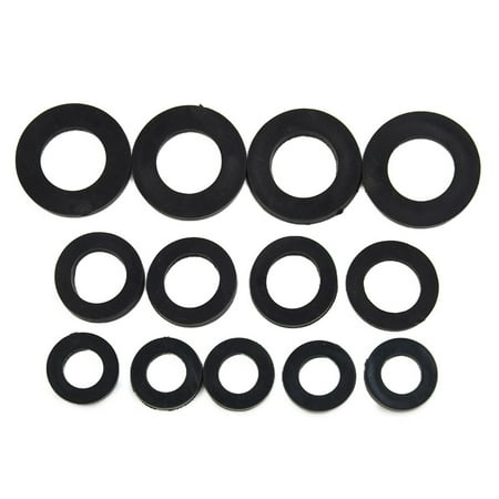 

13 Assorted Rubber Washers Tap Bath Sink Basin Shower Seal Drip 3/8\ 1/2\ 3/4\
