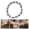 thumbnail image 3 of Skull Shape Beads Bracelet Halloween Hand Wrist Decor Fashion Clothing Accessory, 3 of 8
