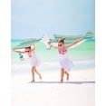 thumbnail image 3 of Turquoise Orange Striped Beach Towels Oversized Super Absorbent,Modern White Abstract Art Aesthetics Lightweight Bath Towel Quick Dry Sets For Bathroom/Pool/Rv Camping/Beach Play/Gym Room 23"x47", 3 of 8