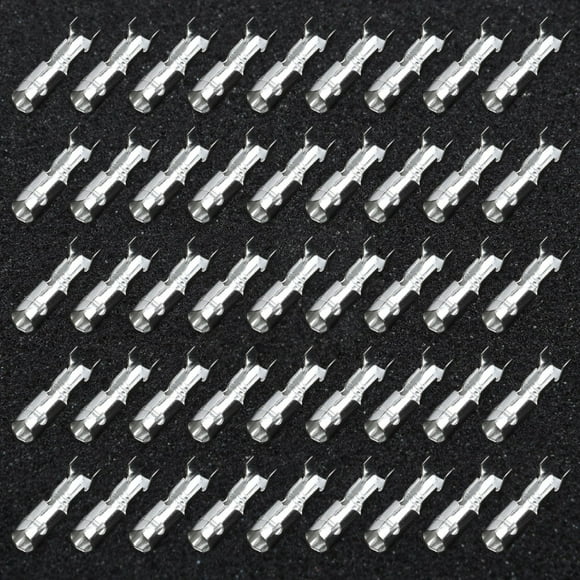 100pcs 4mm Motorcycle Bullet Connector Terminal Male & Female + Sheaths