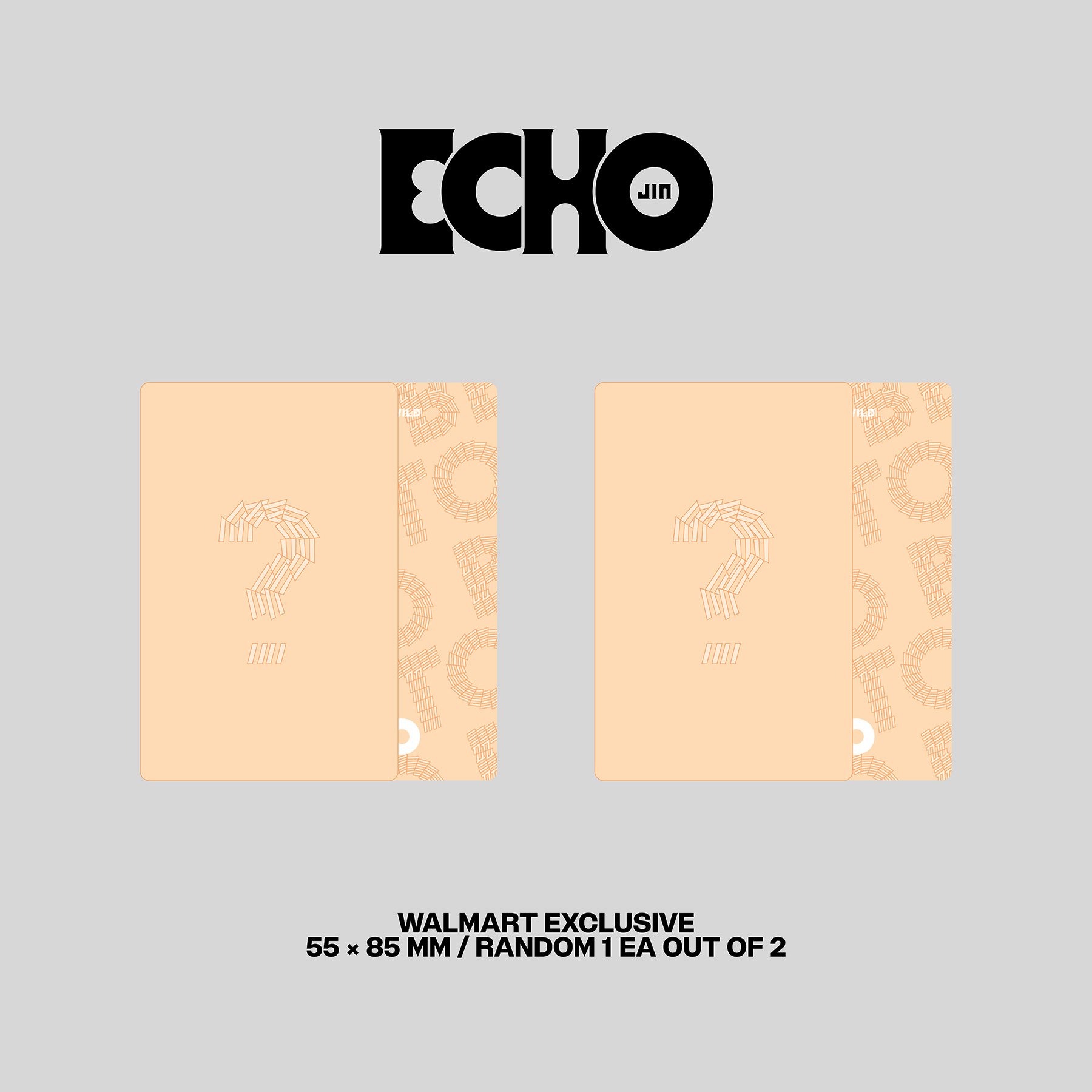 BTS ジン JIN ECHO トレカ walmart 2 Jin (BTS) - ECHO (II