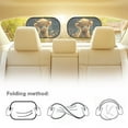 thumbnail image 4 of KUIFORTI 2 Pack Car Window Shade for Baby, Highland Cow Window Shades for Car Sun Shade for Car Window Baby, Glare and UV Rays Protection, 4 of 6