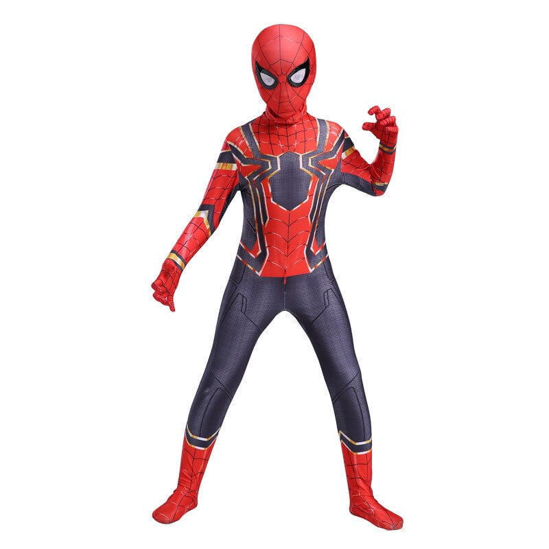 Disfraz Spider-Man Niño Disfraz Oficial Marvel Spider-Man No Way Home Deluxe Para Niños - Negro Y Dorado, Talla Small (4-6 Años) Disfraz Spider-Man No Way Home
