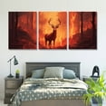 thumbnail image 5 of Shadudu Deer Modern Prints Set of 3 for Living Room Bedroom Office Wall Decor 12x16 Inches Unframed 12"x16"x3pcs, 5 of 6