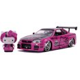 thumbnail image 2 of Jada Toys Hello Kitty 1:24 Nissan Skyline GT-R R34 Coche fundido a presión con 2.75 "" Hel Jada Toys Jada Toys, 2 of 2
