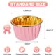 thumbnail image 2 of Moldes de Cupcake de Foil Metálico para Hornear Cupcakes, 150Pcs Moldes para Muffins, Rosa/Dorado, 2 of 5