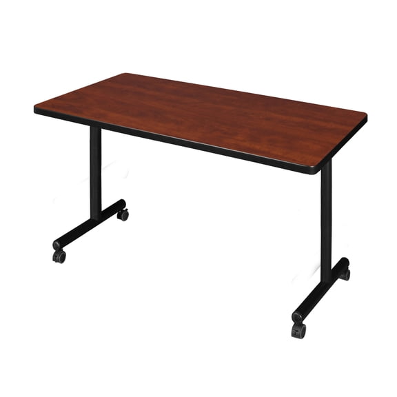 42" x 30" Kobe Mobile Training Table- Cherry