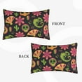 thumbnail image 5 of LNWH Rectangle Pillow Cover, Guitar Skull Aztec Cactus Cushion Covers Pillowcase for Couch Bedroom Sofa, 14"x20", 5 of 7