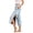 Blue(Floral Print), variant on Tear Away Capri Pants for Women Breakaway Post Surgery Recovery Wide Leg Floral Print Replacement Adaptive Scrub Pants for Women White XXL