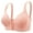 B, variant on No Steel Ring Thin Comfort Bra for Women Front Button Design Breathable Soft Support Everyday Wear Lightweight Seamless Underwire