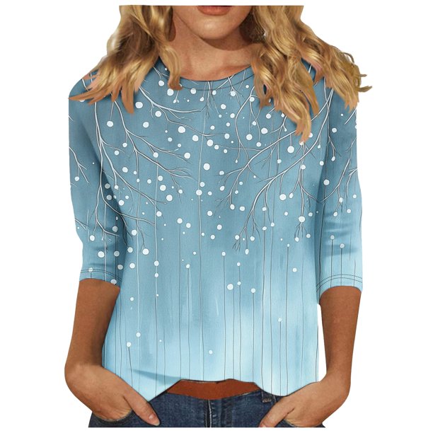 Vestido Corto para las Mujeres Cuello Redondo Manga Corta Impresa Suéter, Moda Casual Estilo Línea