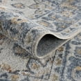 thumbnail image 5 of Hauteloom Hiti Hallway, Kitchen Machine Washable Runner Rug - Traditional Oriental Medallion Carpet - Blue, Orange, Gray, Beige, Cream - 2'7" x 7'3", 5 of 7