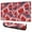 Red Footballs, variant on Long Mouse Pads for Desk,Soccer Ball Pattern Desk Mats on Top Of Desks, Desk Mouse Pad Extra Large with 3mm Non-Slip Base and Stitched Edge for Gaming,Office,Work,Home 31.5"x11.8"