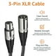 thumbnail image 4 of Cable de MicróFono XLR Macho a Hembra de 3 , Cable de Audio XLR, Mezclador de Guitarra, Panel de ConexióN de Altavoz de 1,5 Metros, 4 of 9