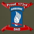 thumbnail image 3 of CafePress - Proud 173 Airborne Dad Ribbon Black T Shirt - Men's Classic Graphic Cotton T-Shirt, 3 of 4
