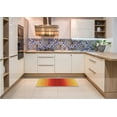 thumbnail image 6 of Ahgly Company Machine Washable Indoor Round Transitional Neon Red Area Rugs, 8' Round, 6 of 7