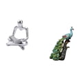 thumbnail image 5 of CoudarTitie Elegant Abstract Peacock Thinker Sculpture Figurine for Living Room Bedroom Office Tabletop Bookshelf Home Decoration Collection, 5 of 8