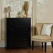 Dream On Me Arlington 4 Drawer Chest in Black