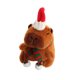 thumbnail image 3 of Llavero de peluche de carpincho, mochila de animales de peluche de carpincho, colgante de muñeca portátil bufanda verde sin anillos, 3 of 9
