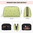 thumbnail image 2 of Cute Sweet Avocado Makeup Bag, Large Capacity Travel Cosmetic Bag for Women Girls- Travel Toiletry Bag Leather Portable Waterproof Makeup Case Organizer with Handle, 2 of 4