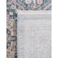 thumbnail image 6 of Unique Loom Noble Collection Area Rug - Elizabeth (2' 7" x 10' Runner Blue/Gray), 6 of 6