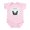 Petal Pink, variant on CafePress - Woof Infant Bodysuit - Baby Light Bodysuit, Size Newborn - 24 Months