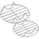 thumbnail image 5 of 2 piezas Pequeñas rejillas de tostado bastidores redondos para hornear estantes de vapor multifuncionales, 5 of 5