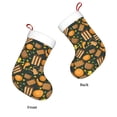 thumbnail image 3 of Honeii Autumn Harvest Pumpkin Basket for Christmas Stocking,Large Xmas Stocking,Holiday and Family Stocking for Fireplace Christmas Holiday Party Decoration, 3 of 7