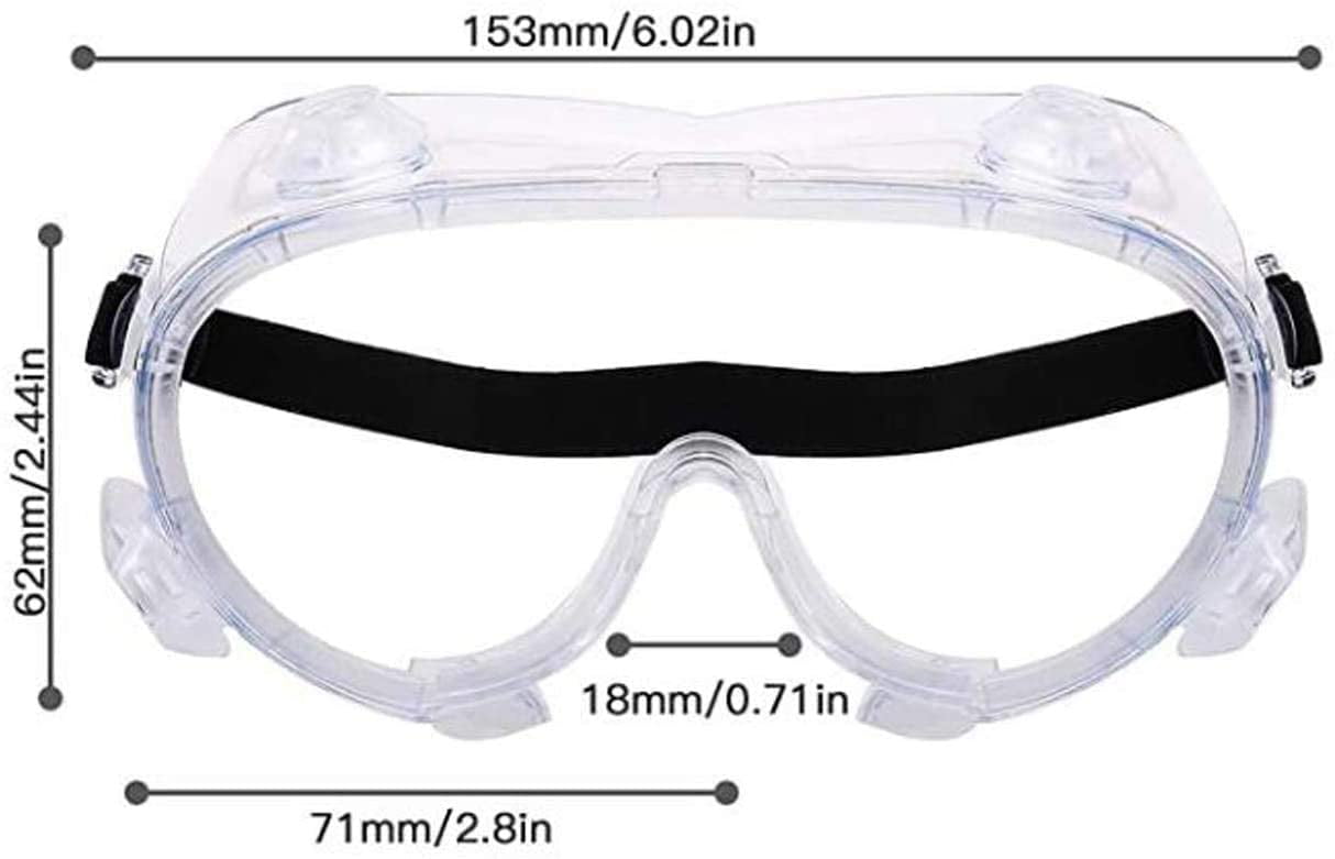 Details about   Anti Fog Safety Glasses & Goggles Over Eyeglasses for Women Men Safety Goggle... 