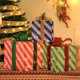 thumbnail image 1 of Zimtown Pack de 3 Decoraciones Navideñas, 3pzas 60 Luces, Malla para Polvo, Caja de Regalo con Lazo Serpentina, 1 of 9