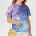 thumbnail image 4 of WRKEKC T-Shirts Garçons Manches Courtes Col Rond Imprimé Étoile Décontracté Été Quotidien Doux Léger T-Shirt 3-14 Ans, 4 of 9