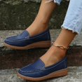 thumbnail image 3 of GEZHEN Multicolor Leather Soft Flat Casual Shoes Ladies Fashion Sole Shoes Non Slip Low Top Platform Shoes, 3 of 6