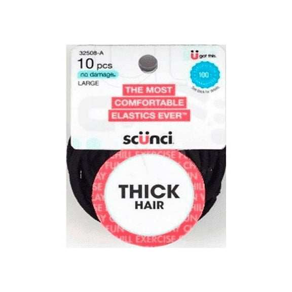 Scunci Extra Thick Hair Elastics (Pack of 2)