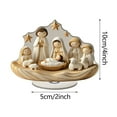 thumbnail image 2 of RKSTN Acrylic decorations 2D Nativity Rotating Ornaments, 2 of 8