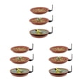 thumbnail image 2 of Eigraketly Alimentador de colibrí, bandeja de alimentación de plástico, cuenco de agua, bebedero de pájaros montado en la pared, juego de Type1 NO1, 2 of 5