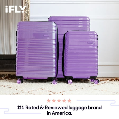 iFLY Spectre Versus Purple Cosmo Hardside Luggage 28 inch Checked Luggage