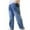 Blue, variant on FRSASU Boys' Loose Fit Straight Leg Denim Jeans Casual Wide Leg Plain Denim Pants Baby Clothing