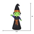 thumbnail image 3 of Airblown Inflatables 4FT Tall Halloween Inflatable Cute Witch, 3 of 6