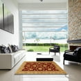 thumbnail image 6 of Ahgly Company Indoor Rectangle Abstract Dark Orange Oriental Area Rugs, 4' x 6', 6 of 6