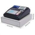thumbnail image 6 of Miumaeov Electronic Cash Register, Electronic POS System Cash Register with 48-Keys 8-bit LED Digital Display for Restaurants, Supermarkets, Convenience Stores, 6 of 14