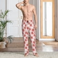 thumbnail image 6 of Lsque Floral Strawberr Print Men's Pajama Pants, Lounge Pant - Comfortable Home Wear,Elastic Waistband, Stylish Design-XX-Large, 6 of 9