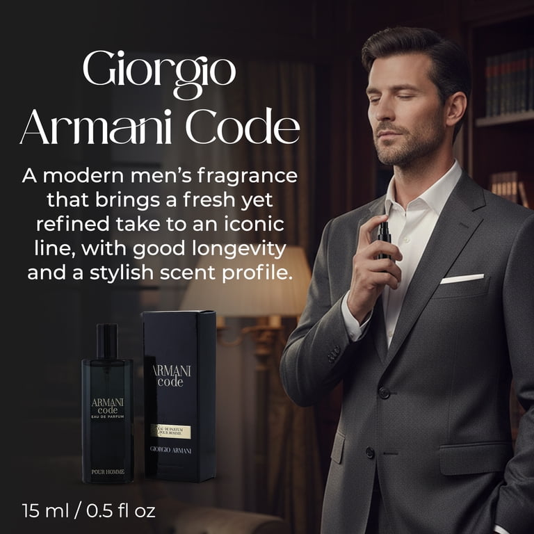 Giorgio Armani Men's Armani Code EDP 0.5 oz Fragrances