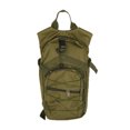 thumbnail image 1 of Ficarrico Bolsa de agua de 2,5 l para senderismo, camping, escalada, mochila con vejiga de hidratación, color verde militar, 1 of 2