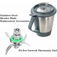 thumbnail image 2 of Cuchilla de licuadora para Vorwerk Thermomix TM5, reemplazo de cuchilla de cocina de acero inoxidable de grado alimenticio, sin ruido, alto estrés, 2 of 5