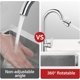 thumbnail image 5 of 3 modos Douchette Embout Robinet Cuisine - 360 grados Tte Douchette Evier Cuisine(argent),arateur De Cuisine,adaptador Economiseur D'eau Pour Robi, 5 of 5